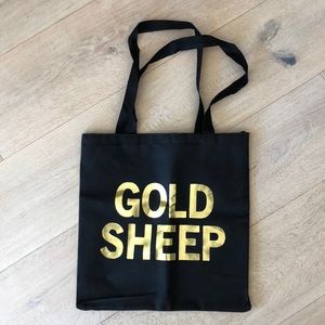 BRAND NEW GOLDSHEEP canvas tote!